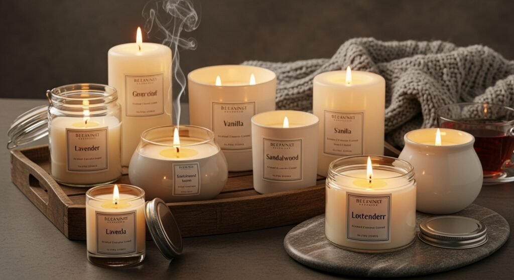  Scented Candle Set for Relaxing Evenings