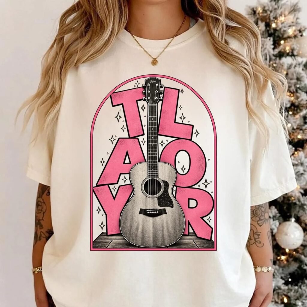 Pink Arch Guitar Tee