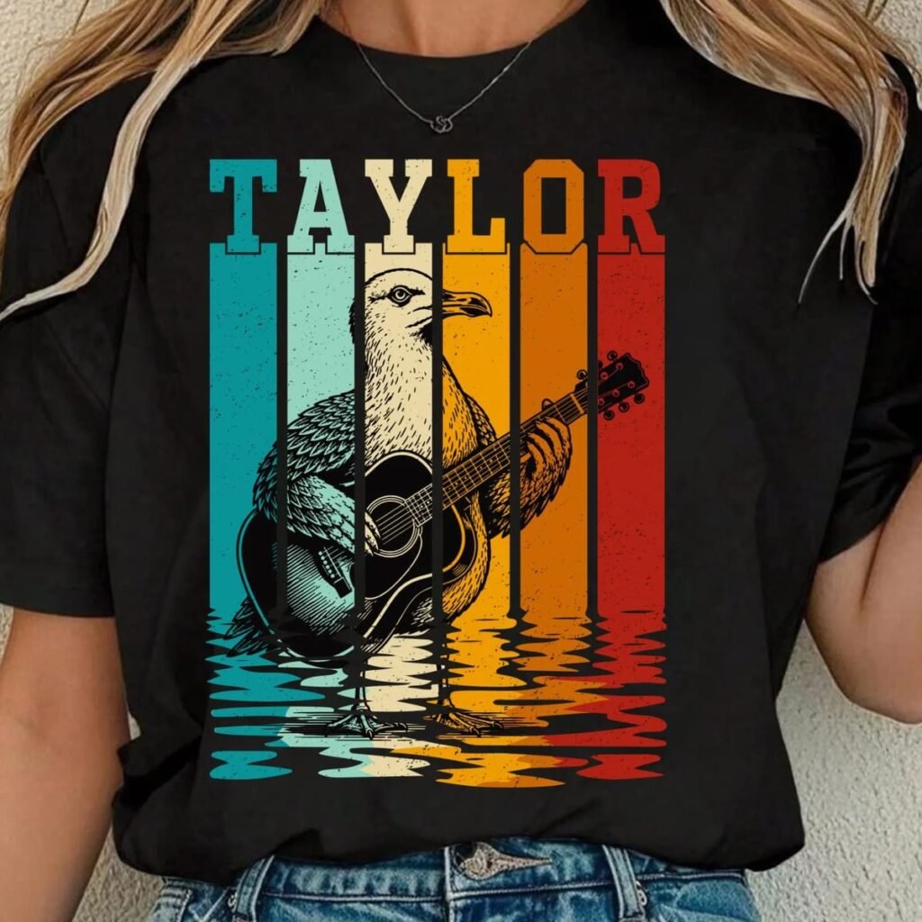 Retro Seagull Guitar Tee